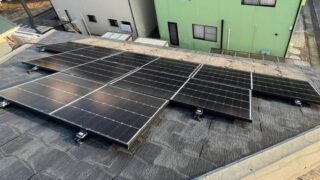 太陽光パネル　設置工事　2024/01/10