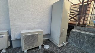 エコキュート　設置工事　2024/02/12