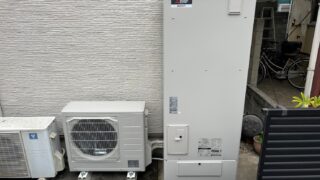 エコキュート　設置工事　2024/03/19