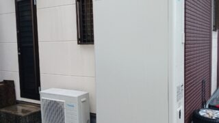 エコキュート　設置工事　2024/03/24