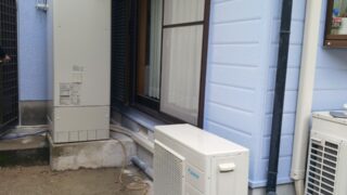 エコキュート設置工事　2024/10/30