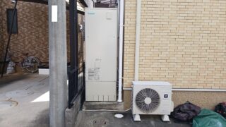 エコキュート設置工事　2024/11/04