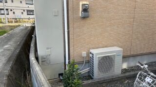 エコキュート設置工事　2024/12/01