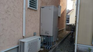 エコキュート設置工事　2025/01/24